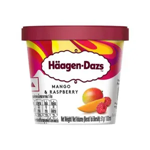 Kem Xoài & Phúc Bồn Tử, Mango Raspberry Ice Cream (100ml) - HAAGEN-DAZS